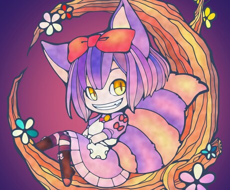 ステンドグラス風アイコン、ヘッダー描きます 綺麗で印象的なイラストに仕上げます！ イメージ2