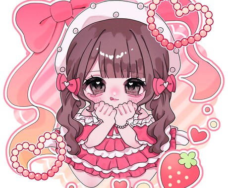 もちもちキュートなSDイラストを描きます ♡8月中のみの特別価格♡この際にぜひ！ イメージ1