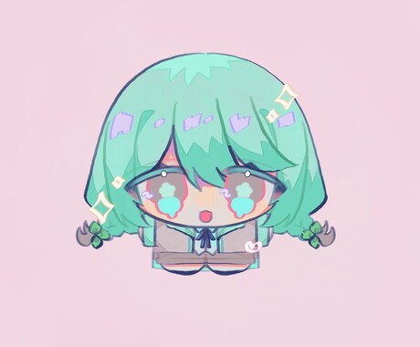 ころんとかわいいアイコンお描きします SNSで使えるかわいいデフォルメアイコンお描きします！ イメージ2