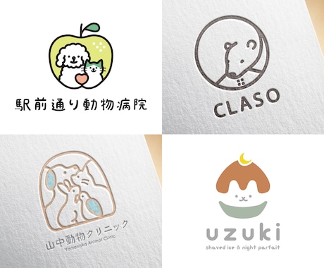 シンプルでかわいいオリジナルのロゴ作成します 修正無制限〇AIデータ込〇イメージをかたちに イメージ2