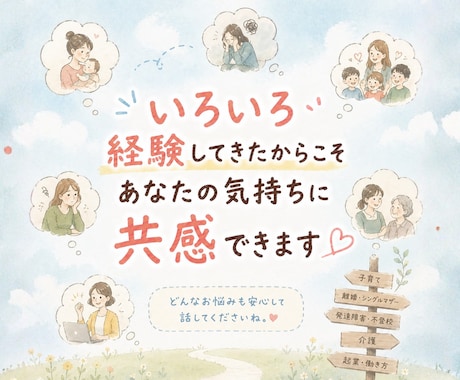 マイナス思考をプラス思考に！褒めまくります 1人で考えてぐるぐるしている思考を一緒に整理しましょう！ イメージ2