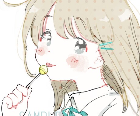 アイコン描きます ゆるふわかわいい系アイコン描きます イメージ1