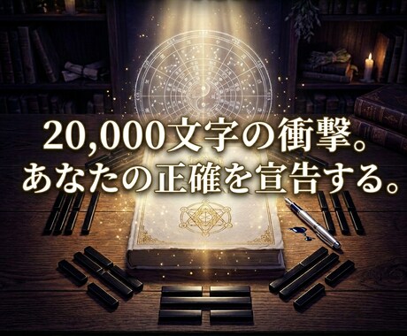 究極決断・白書、三術が暴きます 「進むべき道」と「捨てるべき過去」〜方位と時期の全記録〜 イメージ1