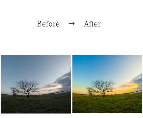 写真の色味編集10枚1000円でします 写真の色味を鮮やかに、期間限定ウェディングフォトプラン有 イメージ2
