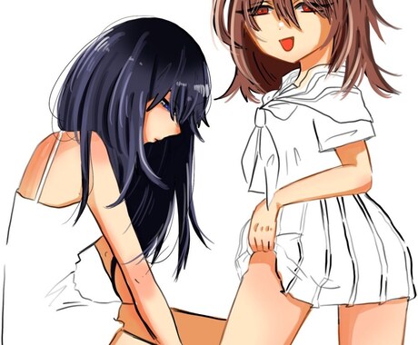 保育実績アリ。ゆるい絵からロックな女の子まで描ます なんか他の人と違うかもと思わせたい イメージ1