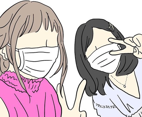 お持ちの写真などから、線画イラストを作成いたします 線画、カラー、モノクロ色付け、お好みの絵でお選びください イメージ2