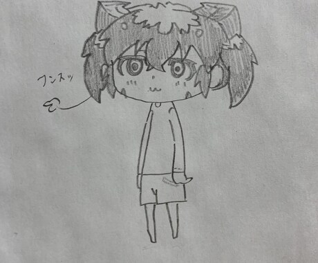 人の顔の絵（アナログ）描きます シャーペン、鉛筆等でのアナログでの作成です。 イメージ2