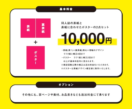 イベントセット！同人誌の表紙＆ポスターを制作します どんなジャンルでも大歓迎！表紙に合わせたポスターも制作します イメージ2