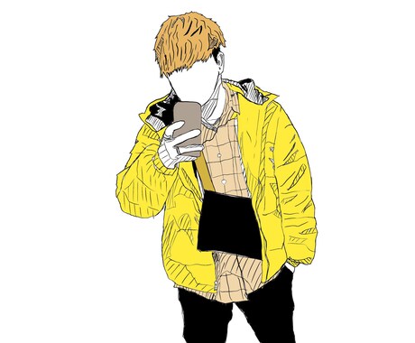 思い出の写真のイラスト書きます シンプルイラスト思い出や記念にどうぞ。 イメージ2