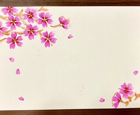メッセージカード、メッセージボード描きます 水彩画でメッセージカードやメッセージボードを作りませんか？ イメージ1