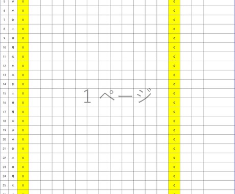 1人1人に適した家計簿を作成致します Excelを活用して1年間の支出を管理することができます。 イメージ2
