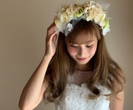 特別な日の為の大人のヘッドドレスをお仕立てします 演奏会、ブライダルやパーティーなどのお仕立てヘアアクセサリー イメージ2