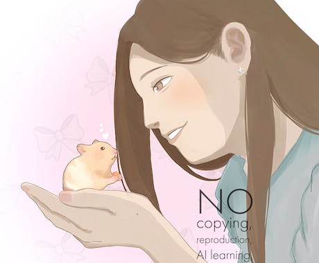 ペットとの思い出のひと時を描きます 大切な家族と過ごす時間を描きます！ イメージ1