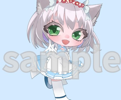 修正無制限！可愛いミニキャラ描きます ⭐️SNS/配信者/Vtuber等、アイコンが欲しい方へ⭐️ イメージ2
