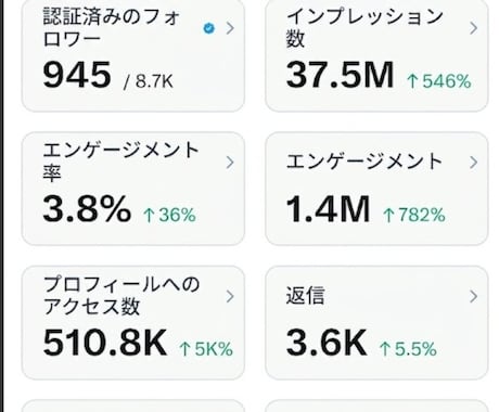 X収益化500万インプ達成代行します X運用代行100件超のプロが500万インプ達成を完全代行 イメージ1