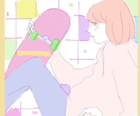 簡易な【ラフスケッチ、手描き風イラスト】を描きます ◆　【非アニメ系 】WEB、YOUTUBE画像、挿絵など イメージ1