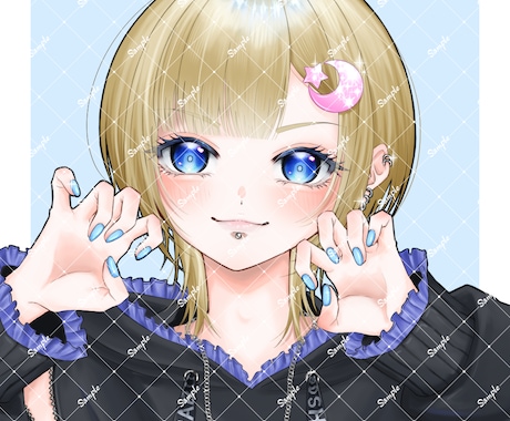 綺麗.病み.ダークなイラストかきます アイコン〜サムネイルなど色々な用途で使えます イメージ2