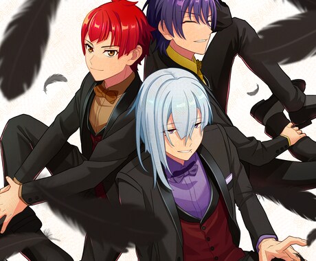 ゲームやグッズ、動画等で使用できるイラスト描きます 『カッコいい』『かわいい』をパキッとした見やすいイラストに！ イメージ2
