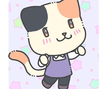 2種から選べる！/デフォルメイラスト描きます ファンシー派？ポップ派？選べるデフォルメ（ケモノなど人外可） イメージ2
