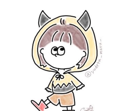 Twitterお試し価格！可愛いアイコン作成します フワッとした可愛いイラストいかがでしょうか！限定5点です！ イメージ1