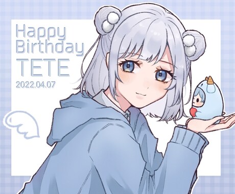 かわいい！等身イラスト描きます 可愛らしい等身イラスト バストアップのみ イメージ2