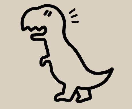 恐竜のイラスト描きます 恐竜好きなお子さまやお友達へのプレゼントにどうぞ！ イメージ1