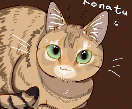 貴方の愛猫描きます 愛猫をアイコンに！見る度ほんわかします♪ イメージ2