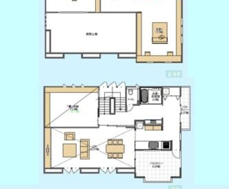 低価格・短時間で高品質な間取り図に仕上げます シンプルなものからこだわりのプランまで、スケッチを図面に イメージ2