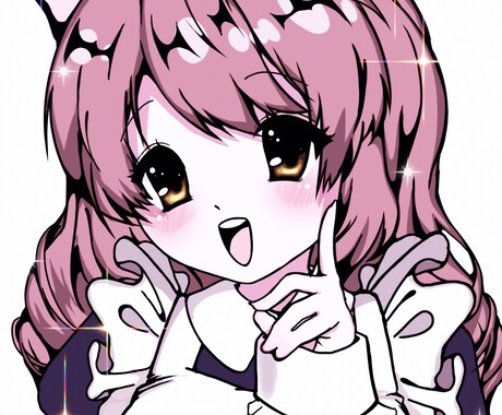 アニメチックなイラスト描きます 商用利用可◎キラキラでかわいいイラスト承ります。 イメージ2