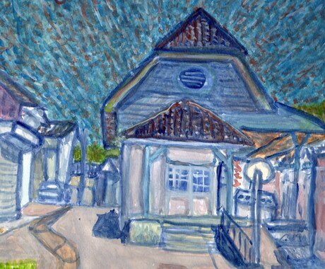 街の風景を描きます 手描きの良さ暖かさを大切に描いてます。 イメージ1