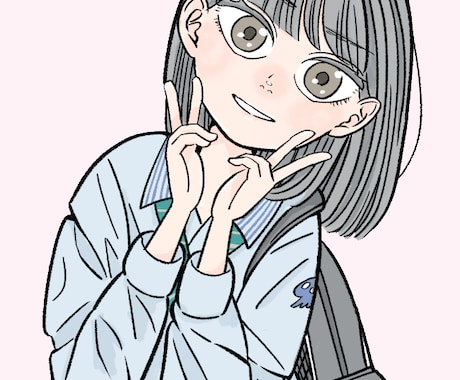 使いやすいポップで目を惹く人物イラストを描きます イメージ1