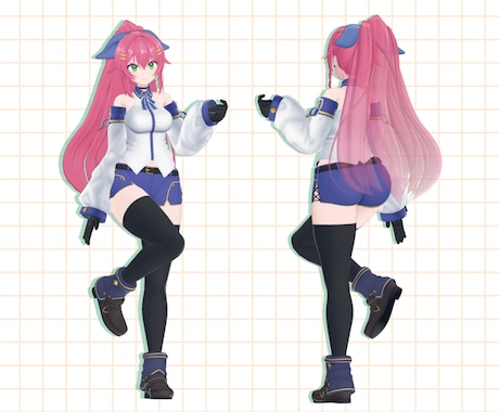 アバターやキャラクターを3Dモデルにします あなたのキャラを3D化します！！！ イメージ2