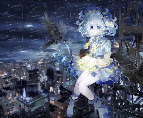 オリジナルキャラクターのイラストます イメージ1