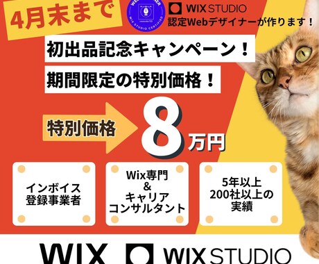 限定価格！Wixでオリジナルホームページ制作します あなたの想いを形にするオリジナルWebサイト制作 イメージ1
