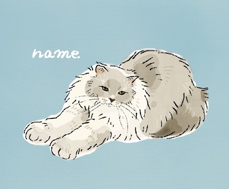 ねこちゃん似顔絵イラストお描きします うちの子グッズや贈り物、アイコンや名刺などに♪ イメージ1