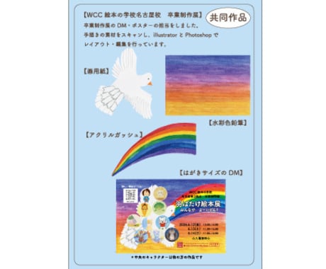 世界に一枚しかないポスター、チラシ作ります イメージ1