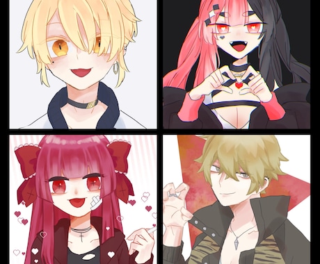 SNS用アイコン・配信・TRPG用立ち絵等描きます イメージ1