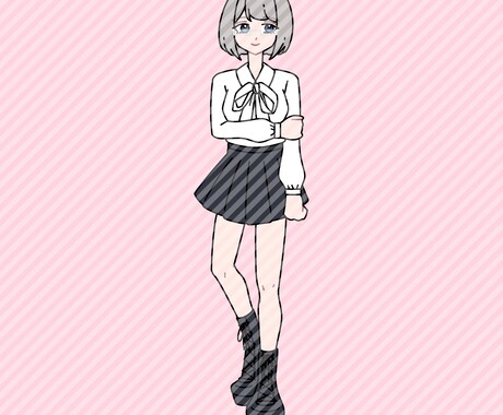 シンプルポップで可愛い人物イラスト描きます SNSアイコン、プレゼントにおすすめ イメージ2