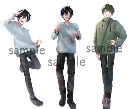 商用OK！イラスト作成承ります SNSアイコン、ブログの絵など様々な用途に対応致します！ イメージ2