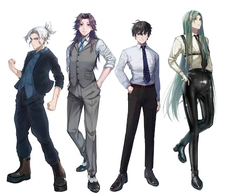 TRPGのキャラクターデザイン、立ち絵製作をします イメージ1