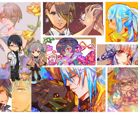 鮮やかなイラスト描きます イメージ1