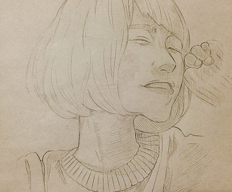 デッサンイラストの作成します お子さんの記念日プレゼントなどに！ イメージ1