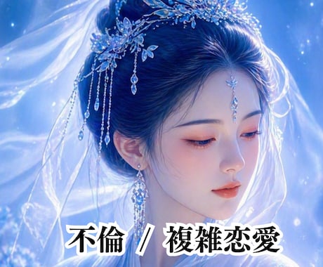 不倫・複雑恋愛…彼の本音と関係の行方を視ます 誰にも言えない恋の本音と行方を視ます イメージ2