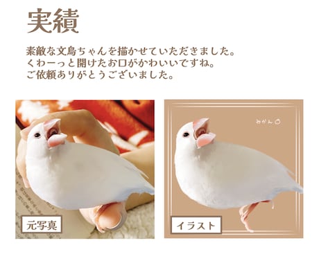 動物のイラストお描きします 小動物から爬虫類まで！どんな動物もリアルでやわらかい雰囲気に イメージ2