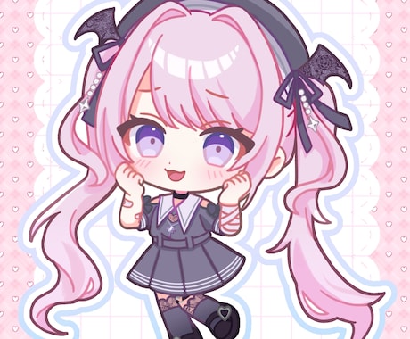 あなただけの！ミニキャラ・SDイラスト描きます 細部までしっかりと描き込みます！ イメージ2