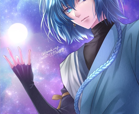 創作キャラクターのイラストを描きます SNSのアイコンから歌みたイラストまで何でもご相談下さい♪ イメージ2