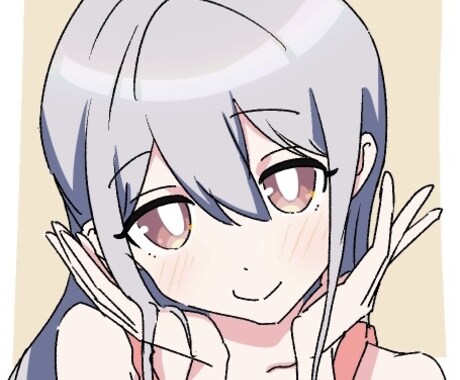 可愛いアニメ塗りアイコン制作します 可愛いアニメ塗りのキャッチーな手入りアイコンを制作いたします イメージ2