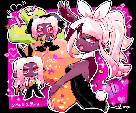 1枚絵イラスト描きます 目に留まるポップで色鮮やかなイラスト イメージ2