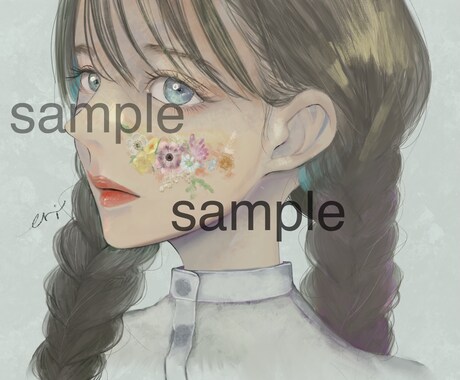 SNSアイコンに使える女の子のイラスト描きます 綺麗なイラストが大得意です！女の子も男の子もお描きします！ イメージ2