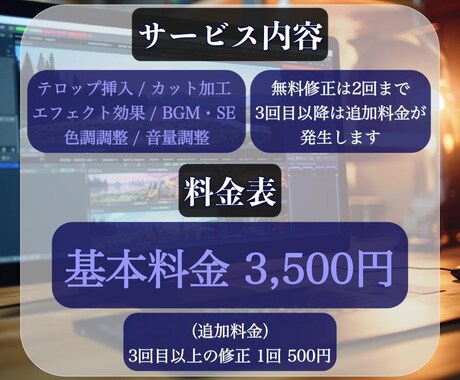 素早い納品★YouTube動画編集承ります 現役高校生が動画編集をサポート!! イメージ2